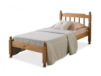 Relax in comfort with the beautiful Colonial Spindle Bed. This simple yet charmingly traditional bed offers great value and quality, perfect as a guest bed or as the centrepiece of the master bedroom.  The bed is elevated from the floor with strong legs,